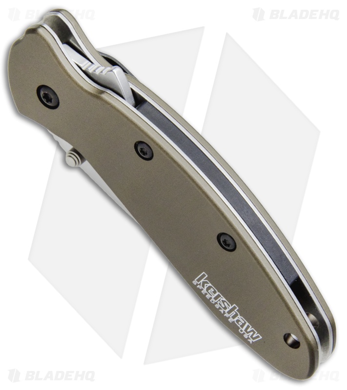 Kershaw Scallion Assisted Opening Knife Olive Green (2.25" Bead Blast) 1620OL