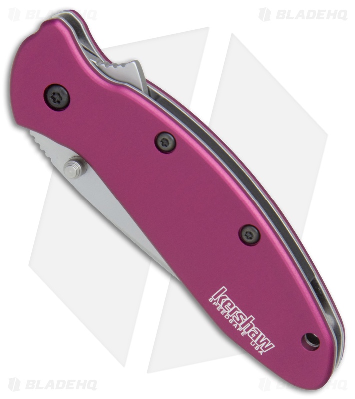 Kershaw Scallion Assisted Opening Knife Purple (2.25" Bead Blast) 1620PUR