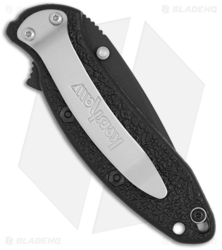 Kershaw Scallion Assisted Opening Knife Black GFN (2.25" Black) 1620BLK