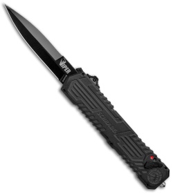 Schrade Viper OTF Assisted Opening Knife (3.5" Black) SCHOTF3B