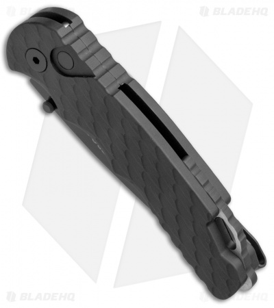 Pro-Tech Lerch TR-5 Spring Assisted Knife Black Feathered (3.25" Black) SA.5
