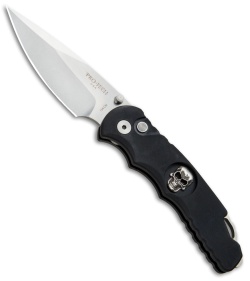 Pro-Tech Lerch TR-5 Skull Custom Spring Assisted Knife Black (3.25" SW) SA.68