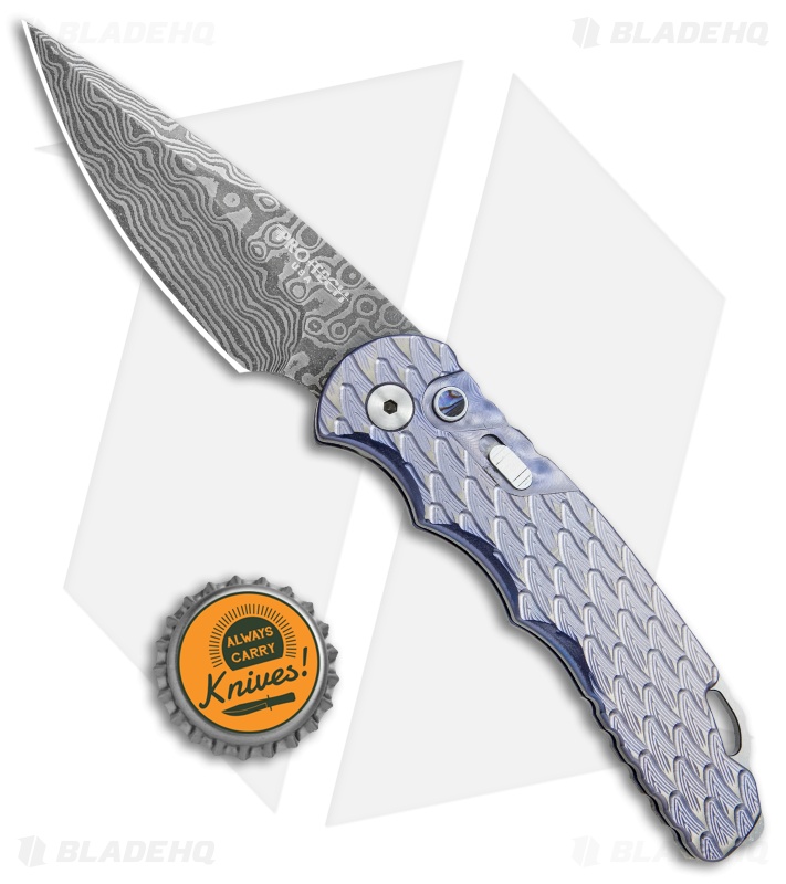 Pro-Tech TR-5 Custom Automatic Knife Purple Feather Ti (3.25