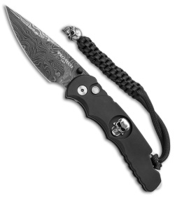 Pro-Tech Lerch TR-5 Ltd. Edition Skull Spring Assisted Knife (3.25" Damascus) 