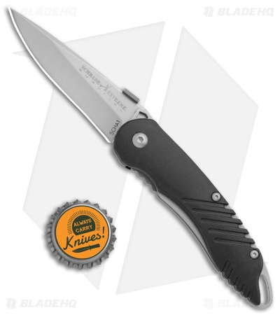 Schrade Extreme Survival Spring Assisted Knife Black ABS (3" Bead Blast) SCHA1