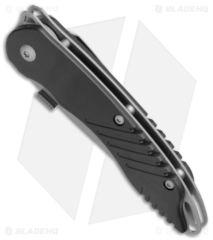 Schrade Extreme Survival Spring Assisted Knife Black ABS (3" Bead Blast) SCHA1