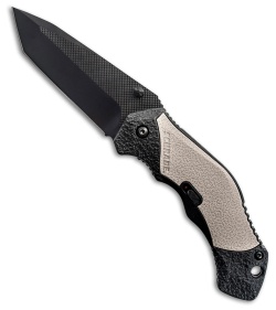 Schrade Quick Burst Spring Assisted Knife Black/Tan (3" Black) SCHA4BGTCP