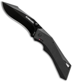 Schrade Shiznit MAGIC Spring Assisted Knife Black (3.375" Black)