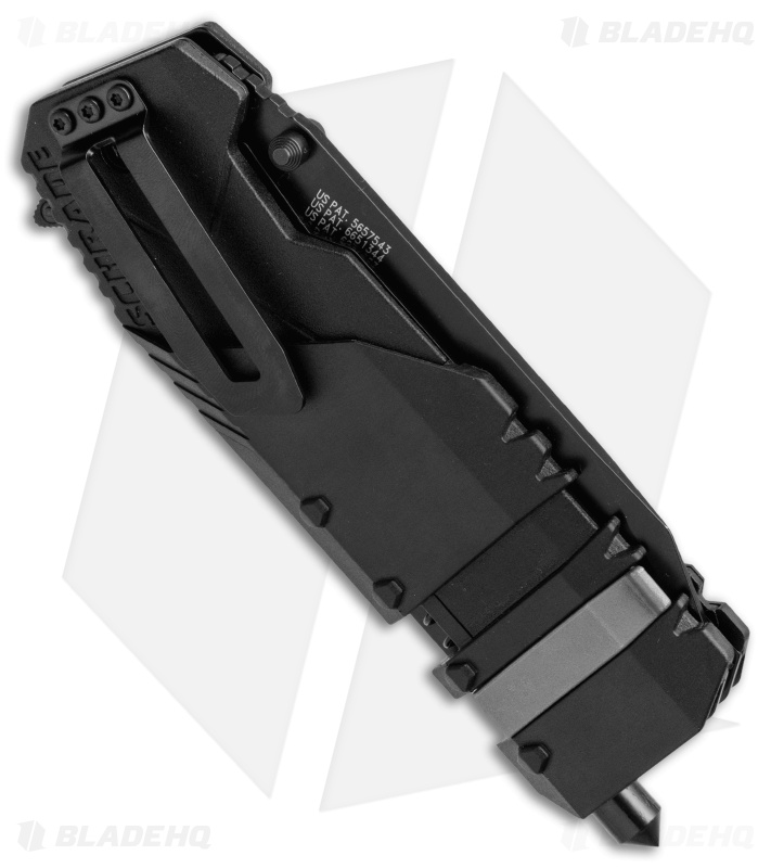 Schrade Rescue Tool SCHA911B Spring Assisted Knife (3.75" Black Serr)
