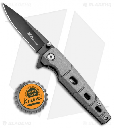 M&P Bodyguard Liner Lock Knife Gray Aluminum (2.6" Gray Ti) 1100068