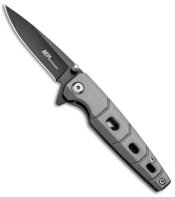 M&P Bodyguard Liner Lock Knife Gray Aluminum (2.6" Gray Ti) 1100068