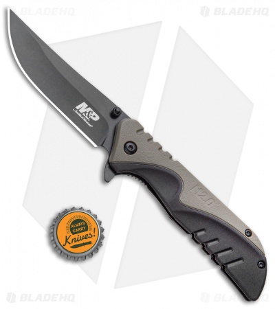 M&P M2.0 U.G. Spring Assisted Knife OD Overmold (3.25" Black) 1100042