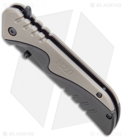 M&P M2.0 U.G. Spring Assisted Knife OD Overmold (3.25" Black) 1100042