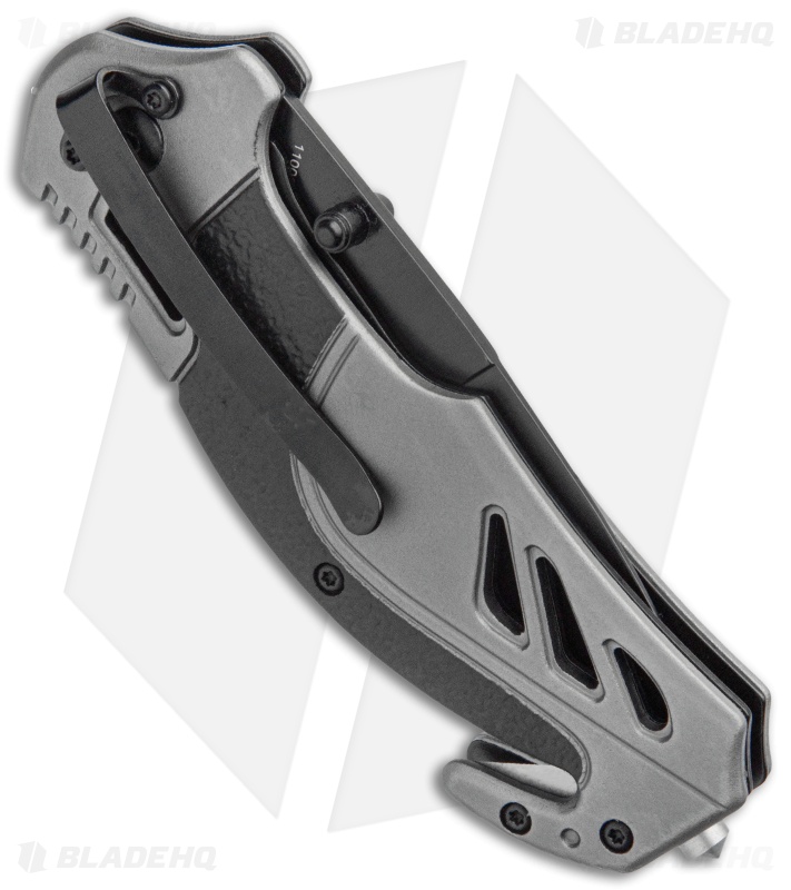 S&W S.A. Thumb Stud Spring Assisted Knife Aluminum (3.25" Black)