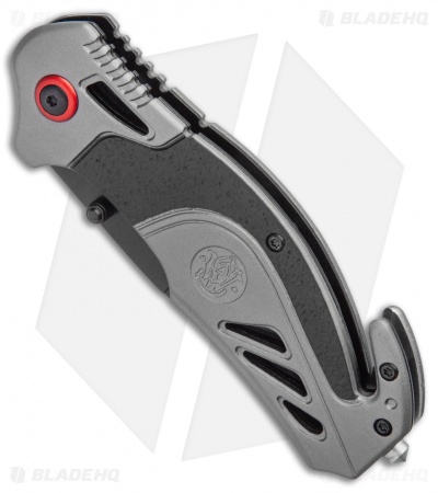 S&W S.A. Thumb Stud Spring Assisted Knife Aluminum (3.25" Black)