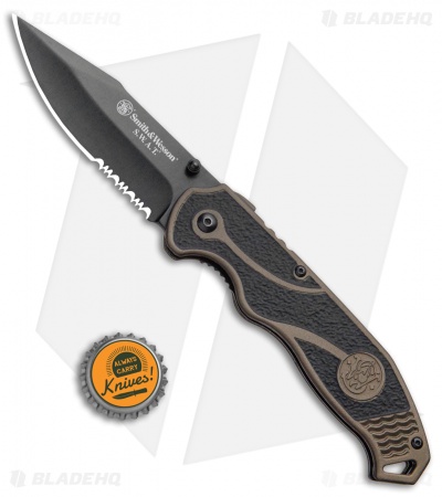 S&W SWAT II Thumb Stud Spring Assisted Knife (3.5" Black)