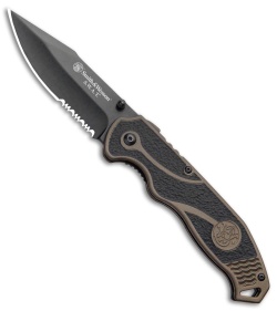 S&W SWAT II Thumb Stud Spring Assisted Knife (3.5" Black)