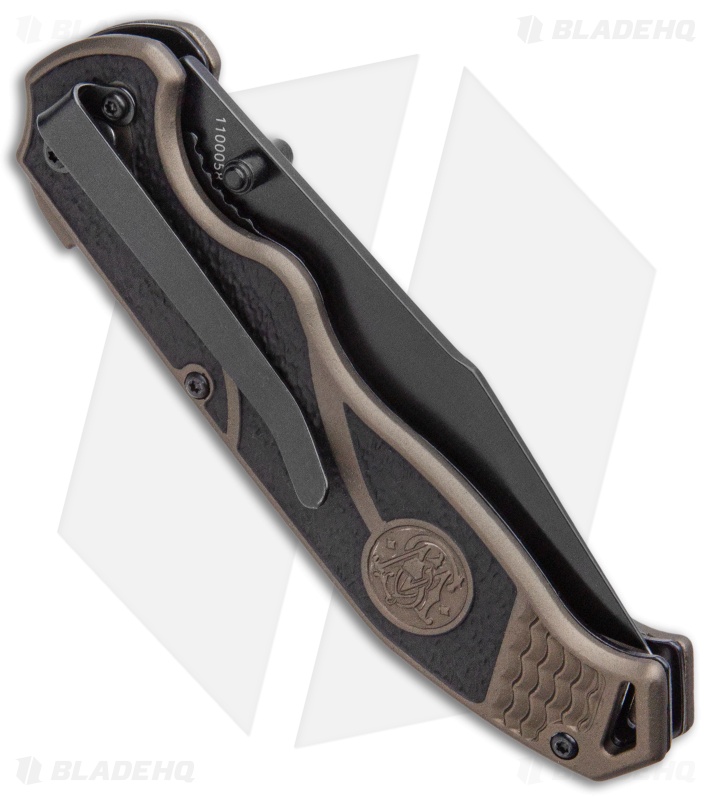S&W SWAT II Thumb Stud Spring Assisted Knife (3.5" Black)