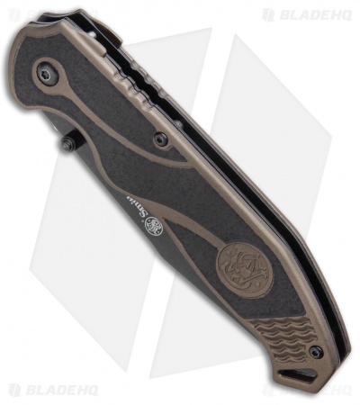 S&W SWAT II Thumb Stud Spring Assisted Knife (3.5" Black)