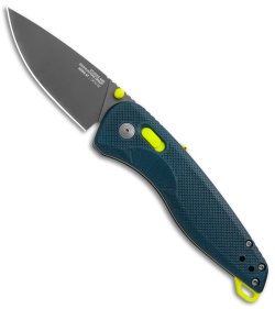 SOG Aegis AT Spring Assisted Knife Indigo GRN (3.13" Dark Gray)