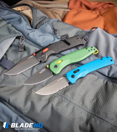 SOG Aegis AT Spring Assisted Knife Forest Green GRN (3.13" Gray)