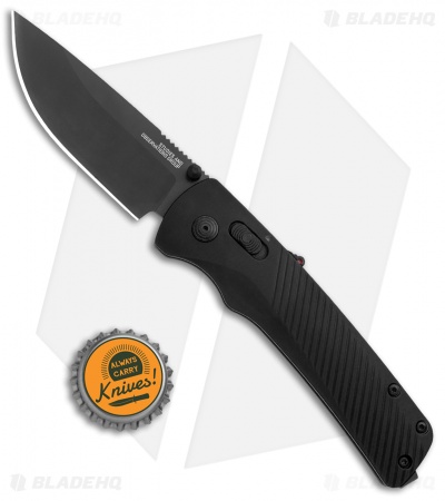 SOG Flash AT-XR Lock Knife Blackout GRN (3.45" Black)