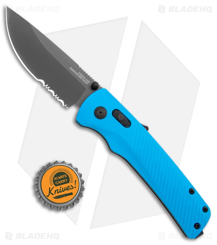 SOG Flash AT-XR Lock Knife Civic Cyan GRN (3.45
