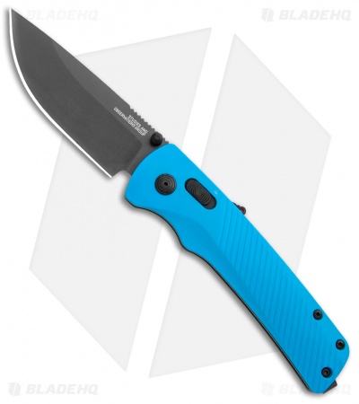 SOG Flash AT-XR Lock Assisted Opening Knife Civic Cyan (3.45" Dark Gray)