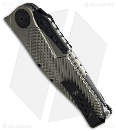 SOG Quake XL Spring Assisted Knife FDE Aluminum (4.5" Two-Tone) IM1101-BX