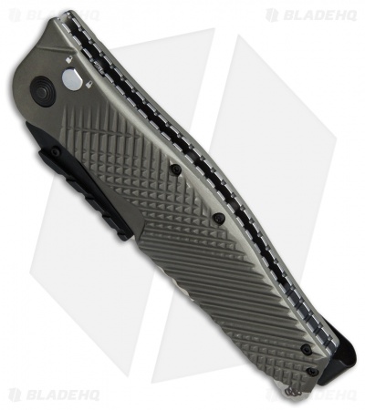 SOG Quake XL Spring Assisted Knife FDE Aluminum (4.5" Two-Tone) IM1101-BX