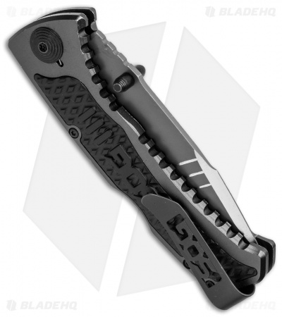 SOG Sideswipe Spring Assisted Knife (3.375" Gray) SW1011-CP