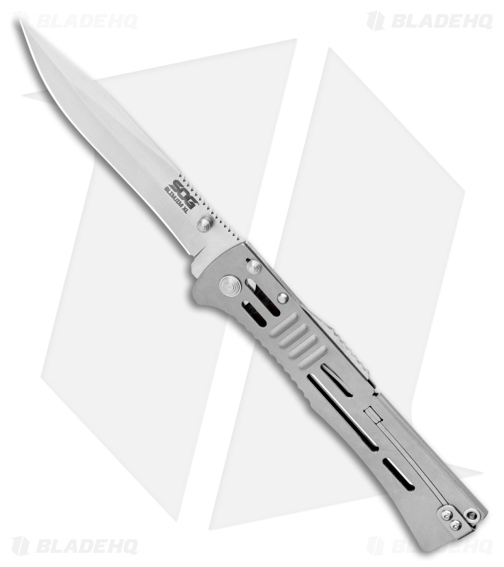 SOG SlimJim XL Bead Blast Assisted Opening Knife (4.18