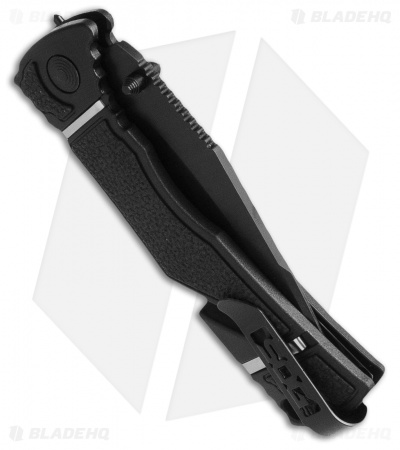 SOG Trident Elite Tanto Spring Assisted Knife (3.7" Black) TF104