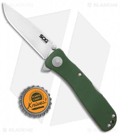 SOG Twitch II Spring Assisted Knife Moss (2.68" Satin) TWI210-BX