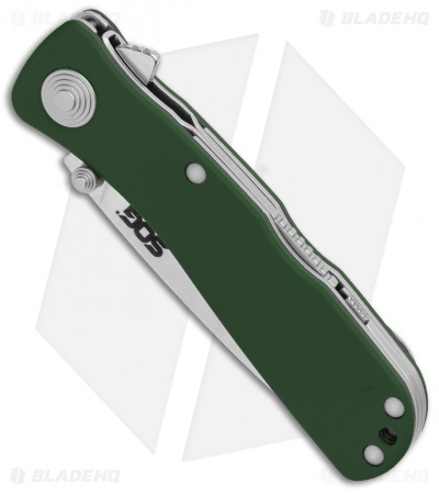 SOG Twitch II Spring Assisted Knife Moss (2.68" Satin) TWI210-BX