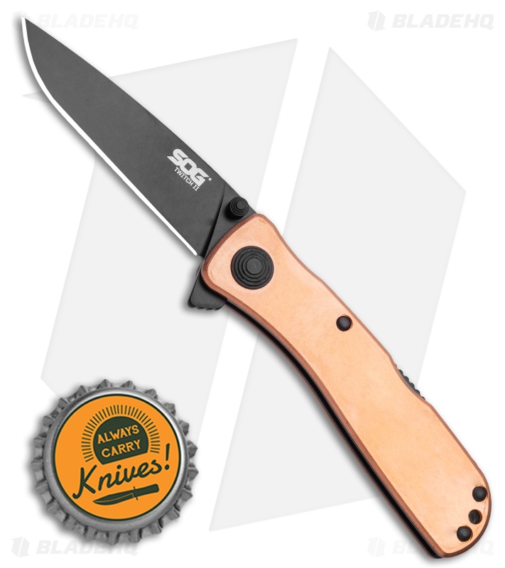 SOG Twitch II Spring Assisted Knife Copper (2.68