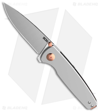 SOG Twitch III Spring Assisted Knife Aluminum Rose Gold (3.1" Satin) 11-15-02-43