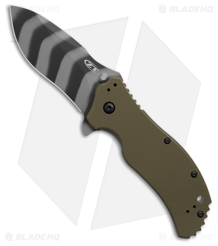 ●C.O.D.O.G. Zero Tolerance 0350 MagnaCut Knife OD Green G-10 - Blade HQ