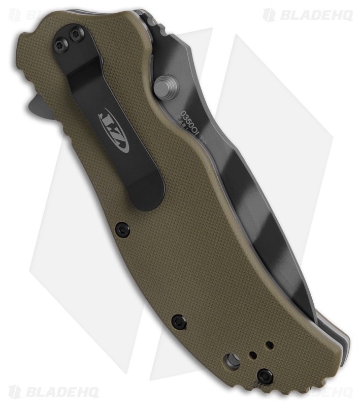 Zero Tolerance 0350 MagnaCut Knife OD Green G-10 - Blade HQ