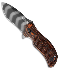 Zero Tolerance 0350 A/O Knife Moccasin (3.25" Tiger Stripe) ZT 0350TSMOC