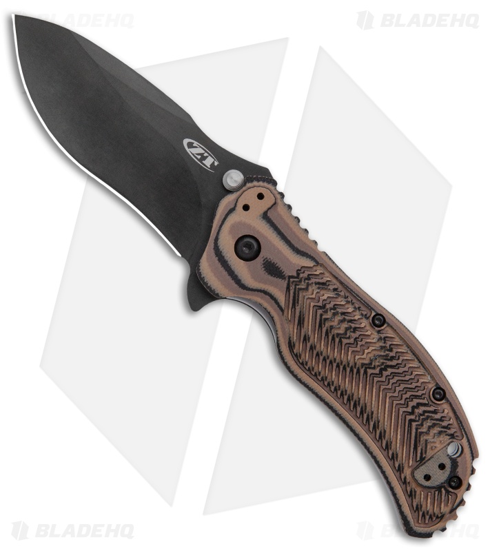 Zero Tolerance 0350 A/O Knife Hyena Brown G-10 (3.25