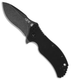 Zero Tolerance 0350BW Assisted Opening Knife (3.25" BlackWash) ZT