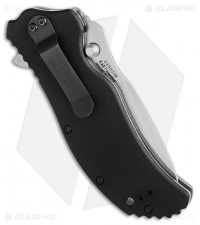 Zero Tolerance 0350SW Assisted Opening Knife Black (3.25" Stonewash) ZT