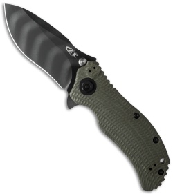 Zero Tolerance 0301 Assisted Opening Knife Ranger Green (3.75" Tiger Stripe) ZT