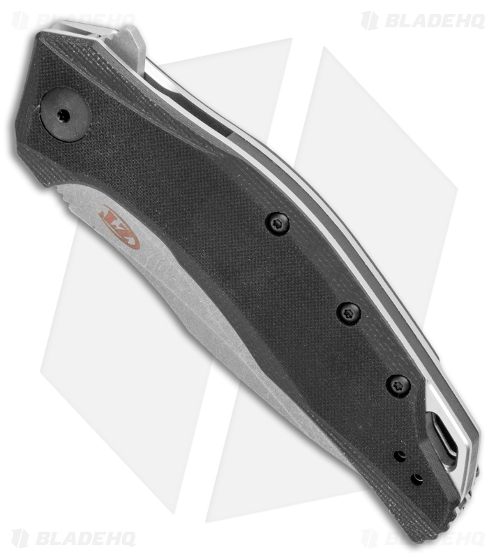 ショートオーバル Zero Tolerance 0357 Assisted Opening Knife Black G-10 (3.25