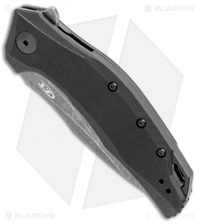 Zero Tolerance 0357BW Assisted Opening Liner Lock Knife (3.25" Black SW)
