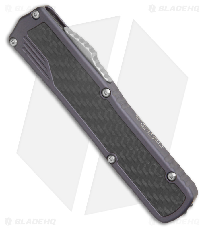 Guardian Tactical Scout S/E OTF Automatic Knife Gray/CF (3.5" Two-Tone)