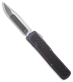 Guardian Tactical Scout S/E OTF Automatic Knife Gray/CF (3.5" Satin)