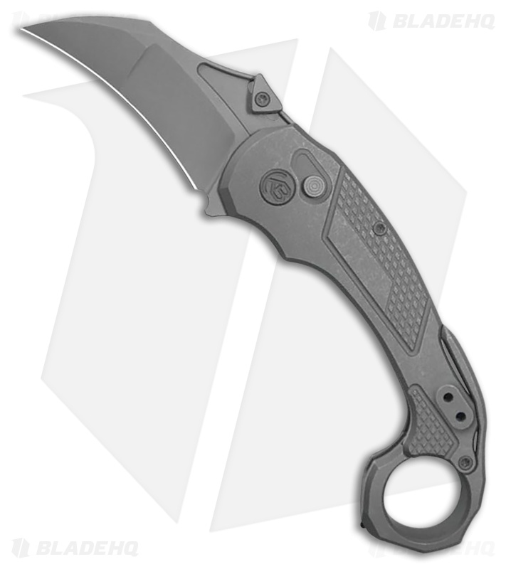 カランビット　57 KB Knives Tactical Toucan Karambit Knife Darkwash