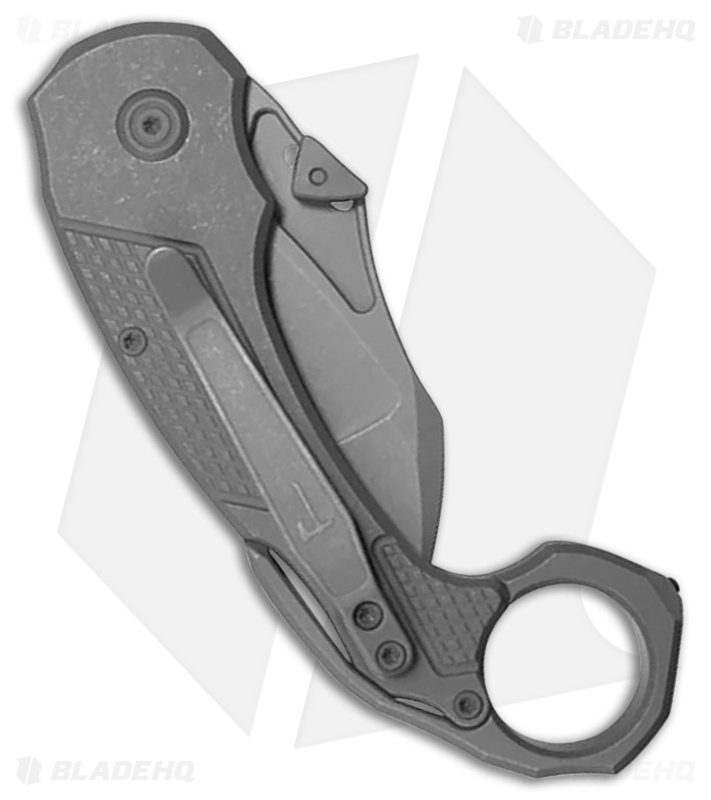 KB Knives Tactical Toucan Karambit Knife Darkwash